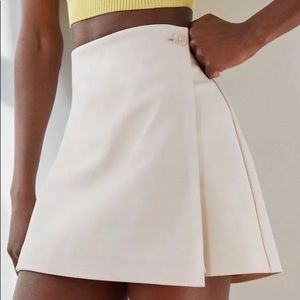 Aritzia Babaton Khaki Mini Wrap Skirt - NWT